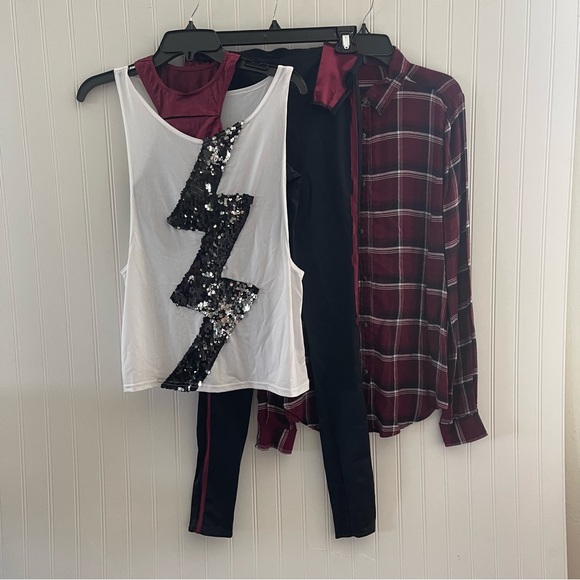 WEISSMAN Sequenced Lightning Bolt 4 piece hip hop costume Item# 0066 ⚡️ - Picture 9 of 13